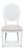 Art Deco Louis XV Cane Back Dining Chairs in White, Sets of 2 For Sale - Image 3 of 11
