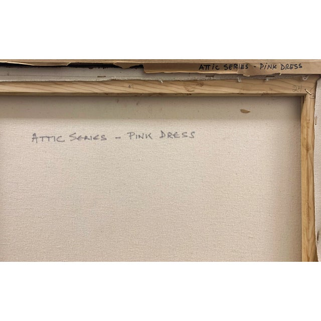 Bentwood Chair, High-Waisted Dress', Post-Impressionist Oil by Jill Davenport For Sale - Image 9 of 11