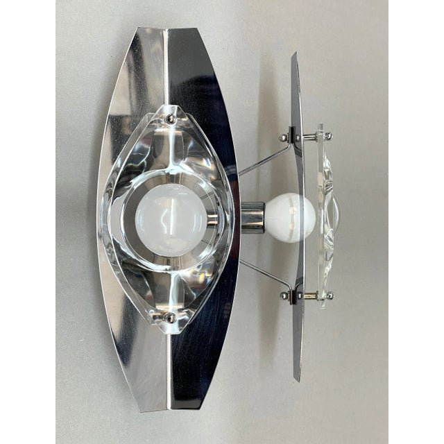 Mid-Century Italian Glass Sconce by Oscar Torlasco for Stilkronen, 1960s For Sale - Image 10 of 16