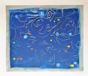 Joy - Original Lithograph by Renzo Bussotti - 1963 1963
