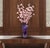 12/ 1/4 In. Tall Signed Purple Swirl Fazzoletto Lip Studio Art Glass Vase For Sale - Image 11 of 13