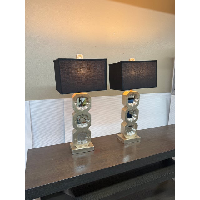 Hollywood Regency Art of Knot Sonoda Table Lamps, Pair For Sale - Image 3 of 12