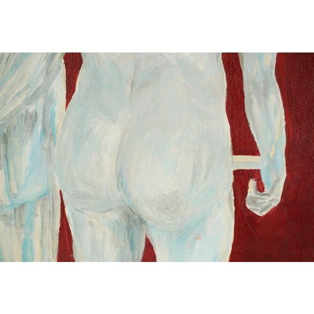 Contemporary "Perfect Empire #5" Contemporary Classical Roman Hermes Sculpture Figurative Study Oil Painting by Francis Tanseco For Sale - Image 3 of 6