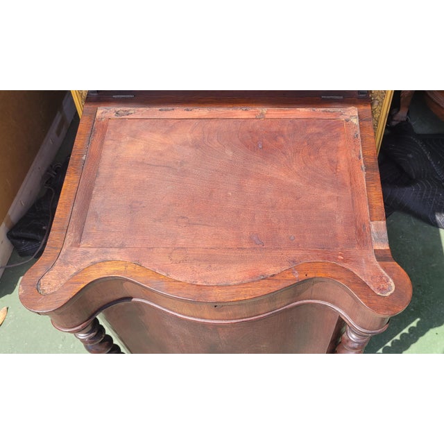 19th Century Victorian Barley Twist Davenport Desk For Sale - Image 15 of 17