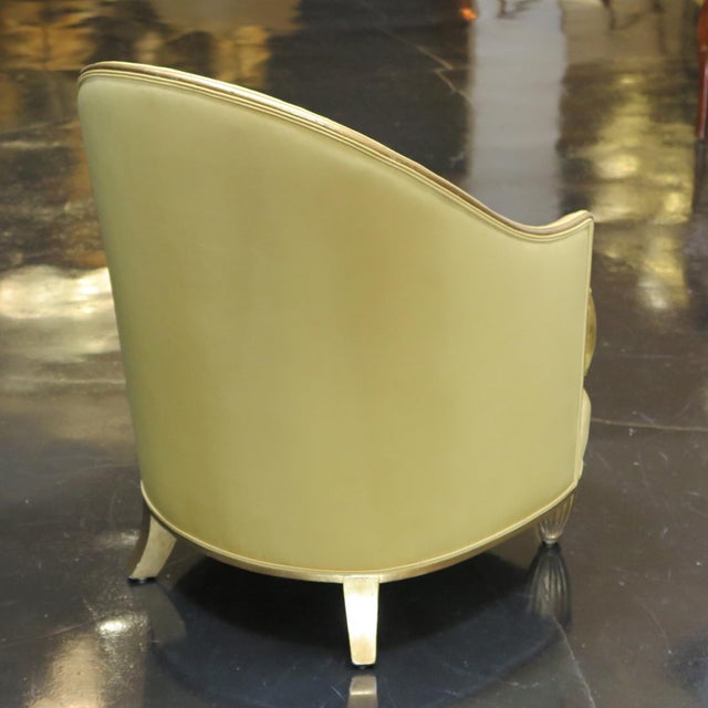 Art Deco Pair of 1920s French Art Deco Lounge Chairs For Sale - Image 3 of 9