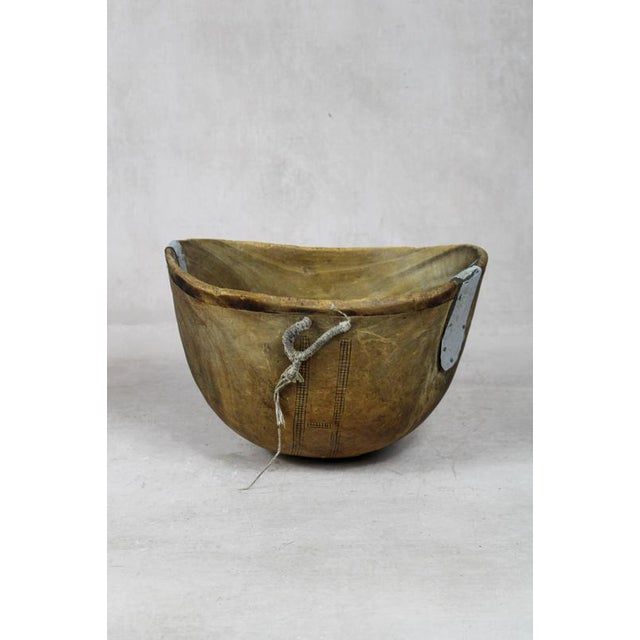 Turkana Bowl in Wood For Sale - Image 3 of 5