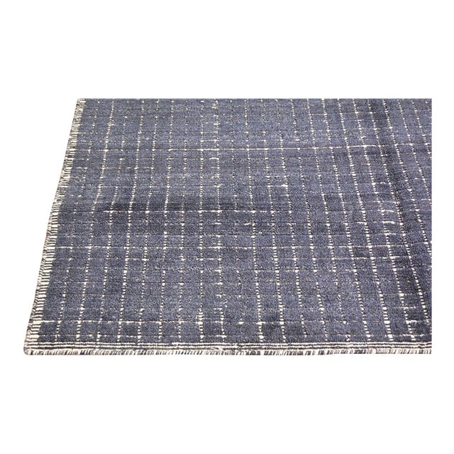 New Moroccan Hand Knotted Wool Rug, 10'3x14'1 For Sale