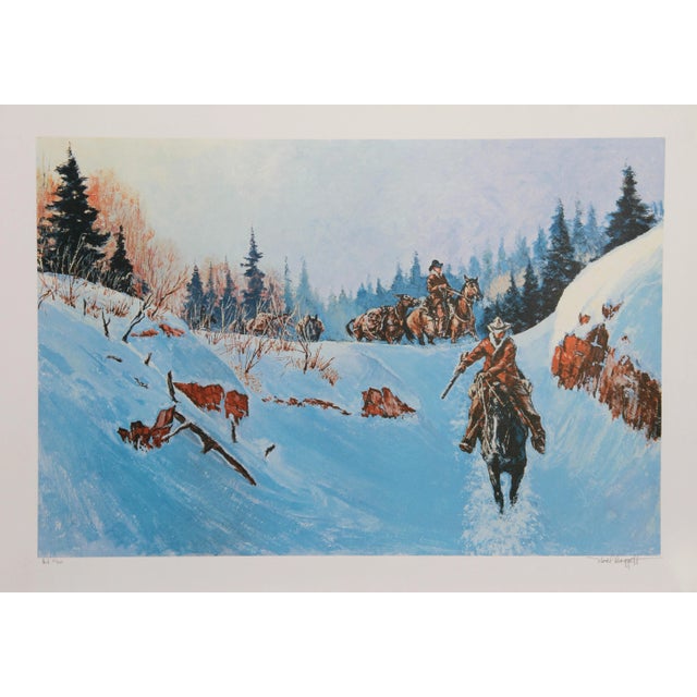 Noel Daggett, High Country Chill, Lithograph For Sale