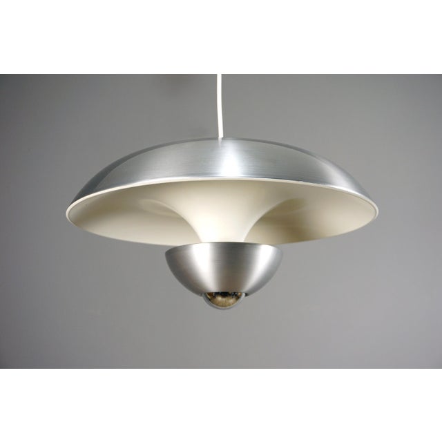 Large Vintage Space Age Hanging Lamp by Klaus Hempel for Kaiser Leuchten Neheim, 1970s For Sale - Image 4 of 18
