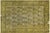 Retro Persian No Pile Green/Brown Wool Rug - 7'8'' X 9'9'' For Sale - Image 9 of 10