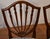 1920 Antique English Solid Walnut Shield-Back Set of Six Dining Chairs For Sale - Image 14 of 18