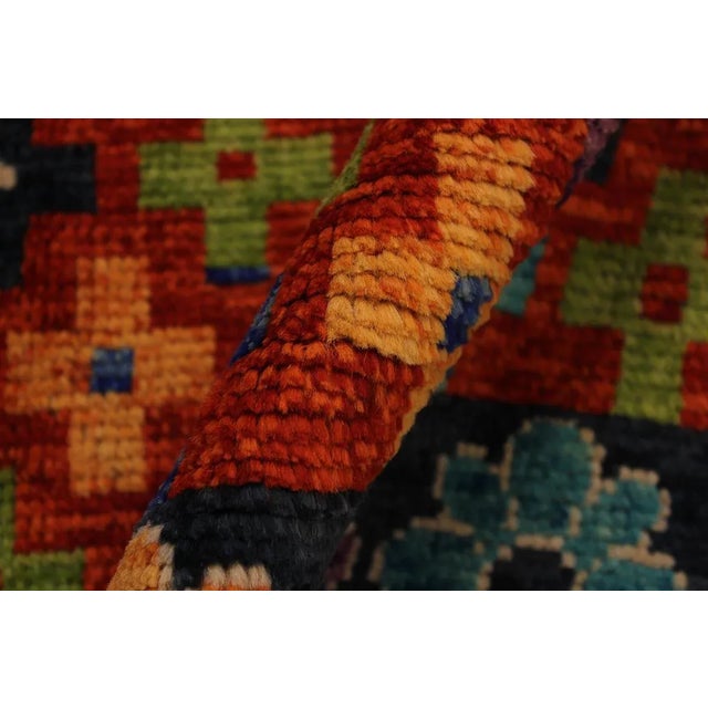 1990s 1990s Southwestern Rust/Gray Wool Rug - 5'6 X 7'9 For Sale - Image 4 of 8