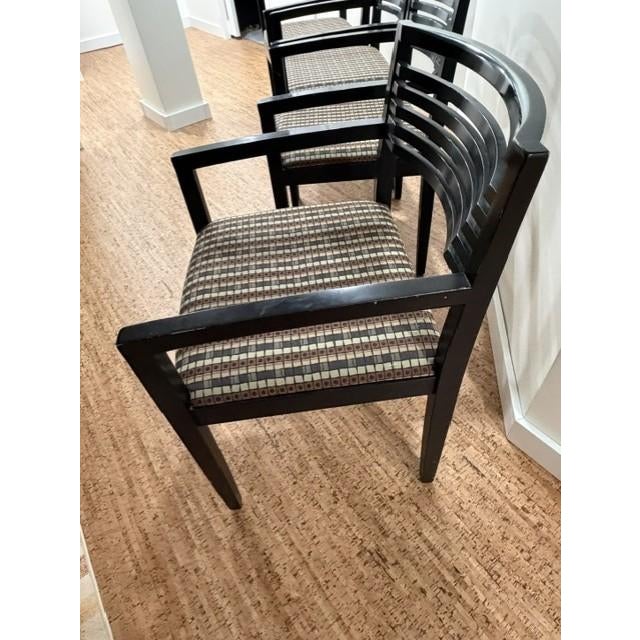 1990s Knoll Ricchio Chairs, Set of 4 For Sale - Image 5 of 6