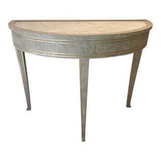 Ryan Demilune Console by Caracole For Sale
