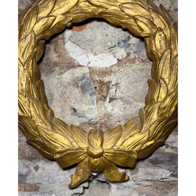 Gold Antique Louis XVI Frame in Gilded Wood, 1700s For Sale - Image 8 of 11