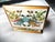 Vintage Hand Painted Floral Jewelry Trinket Box For Sale - Image 9 of 9
