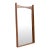 Kent Coffey Perspecta Mid-Century Modern Sculpted Walnut and Rosewood Framed Wall Mirror, 1960s For Sale