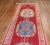Textile Vintage Bright Red Turkish Runner - 3' x 10'9" For Sale - Image 7 of 12