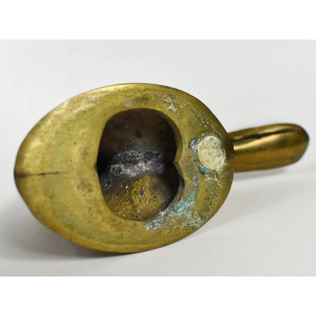 Mid 20th Century Vintage Solid Brass Mallard Duck Head Bottle Cap Opener For Sale - Image 5 of 7