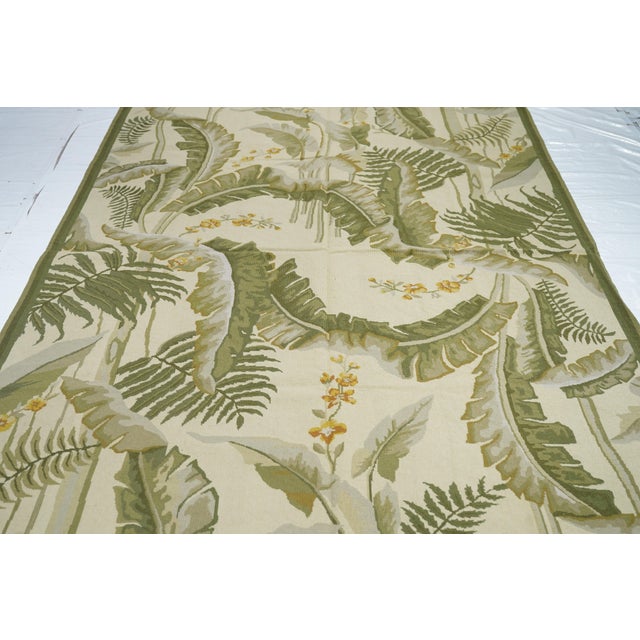Early 21st Century French Aubusson Design Rug 8'0" X 10'0". For Sale - Image 5 of 9