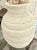 Mid-Century Modern Sporvil Portugal Textured White Ribbed Ceramic Floor Vase For Sale - Image 3 of 8