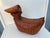 Mid 20th Century Vintage Wicker & Bamboo Wood Duck For Sale - Image 5 of 12