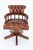 Leather Captain's Chair Swivel Desk Seat, 1920s For Sale - Image 9 of 9