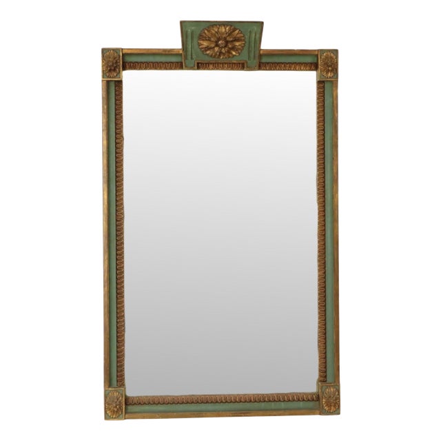 Large Gilt Wood Mirror, France, 1920 For Sale