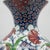 Handmade Ceramic Palace Vase (50cm) Red Carnations and Geometric Mosaic Neck Pedestal Urn For Sale - Image 4 of 8