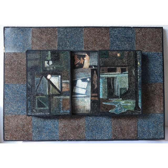 Thérèse Contestin, Ospiti, 1970s, Painting For Sale - Image 3 of 3