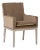 Essentials for Living Drake Cotton Brown Armchair For Sale