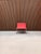Metal Knoll Barcelona Chair in Red Volo Leather by Ludwig Mies van der Rohe for Knoll Inc. / Knoll International, 2010s For Sale - Image 7 of 7