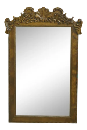 Large Chippendale Style Mahogany Mirror