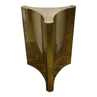 1970s Mid-Century Modern Mastercraft Trilobi Brass Dining Table Base For Sale
