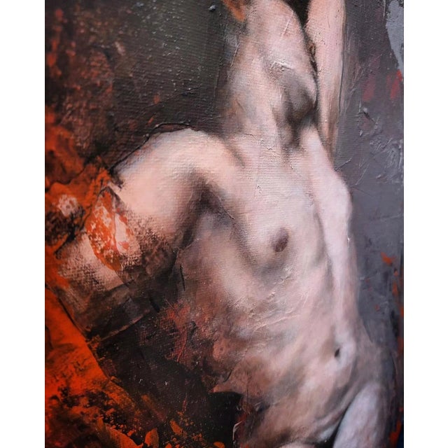 Tempestas, Contemporary Nude Figurative Painting, Louis Braquet For Sale - Image 4 of 4