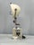Rare and highly collectible bauhaus industrial table lamp created from an original 1930s therapeutic heat lamp produced by...