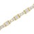 Haus of Brilliance 14K Yellow Gold 9.0 Cttw Diamond Alternating Bow and Box Link Bracelet (G-H Color, VS1-VS2 Clarity)- 7" For Sale - Image 4 of 6