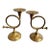 Brass French Horn Candlestick Holders, a Pair For Sale