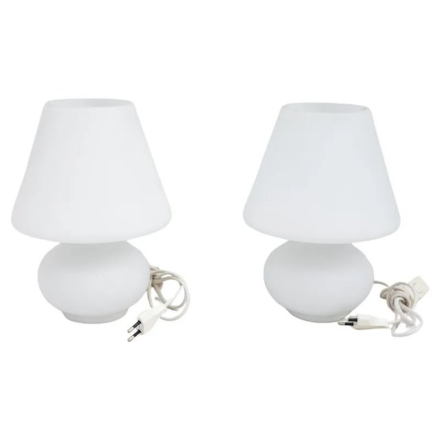 1970s Glass Table Lamps, 1970s For Sale - Image 5 of 5