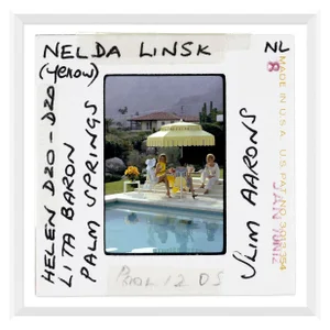 Getty Images, "Nelda and Friends - Slide", Slim Aarons, January 1, 1970 Framed Art Print