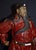 Vintage Chinese Shiwan Pottery Guan Yu Statue Oxblood Glazed Ceramic Guan Gong For Sale - Image 9 of 18