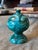Vintage Empire Revival Faux Malachite Hand Painted Small Table Article Urn For Sale - Image 9 of 9
