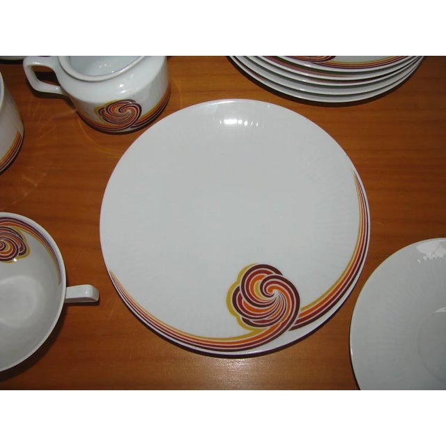 Brown Coffee Service from Bareuther Waldsassen Bavaria, 1970s, Set of 21 For Sale - Image 8 of 18