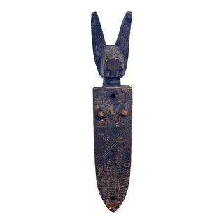 Rare Old African Dogon Door Lock Sculpture Mali 17.25" H For Sale