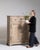 Neoclassical 19th Century Oak Buffet With Brass Accents For Sale - Image 3 of 18