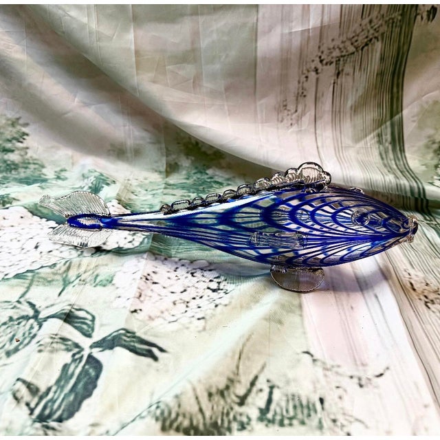 Handmade Murano Glass Fish Figurine, Italy, 1970s For Sale - Image 4 of 8