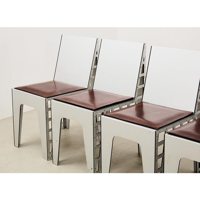 Vintage Alu Chairs by Richard Hutten for Hidden Netherlands, 2000, Set of 4 For Sale - Image 10 of 16