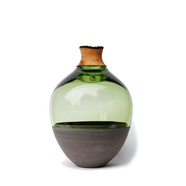 Jade tsv4 stacking vessel, pia wüstenberg. Dimensions: d 34 x h 57. Materials: glass, wood, ceramic. Available in other...