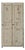 Vitage Patinated Wardrobe in Wood, 1940s For Sale