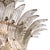 Glass Venetian Glass, Cristal’s Antico Leaf Chandelier by Barovier, Murano, Italy For Sale - Image 7 of 9